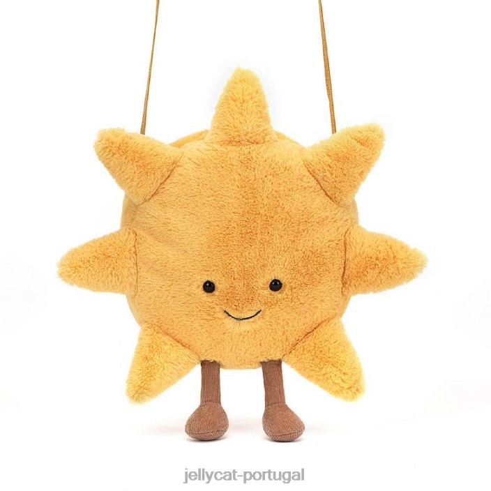 bolsa de sol divertida amarela Jellycat 00FBB114 bolsa
