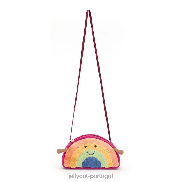 divertida bolsa arco-íris multicolorida Jellycat 00FBB190 bolsa