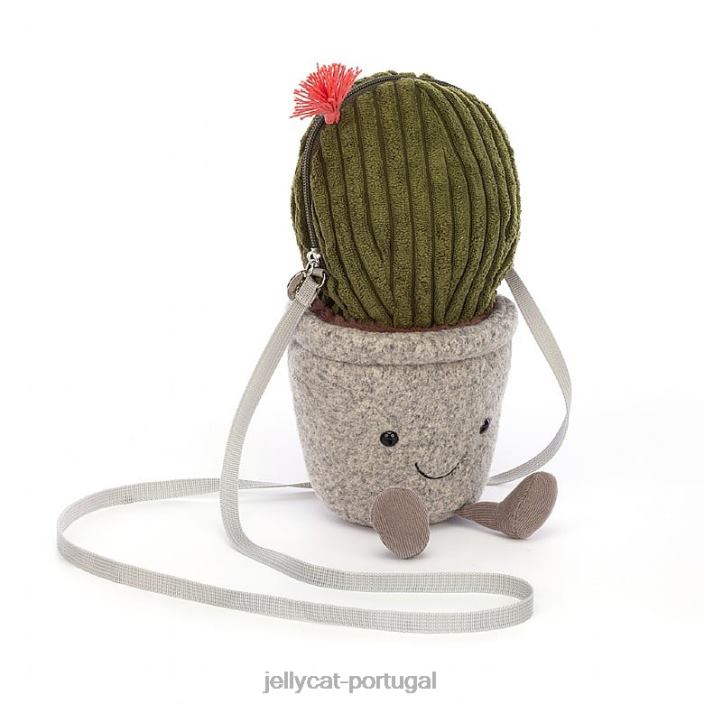 divertido saco de cacto verde Jellycat 00FBB384 bolsa