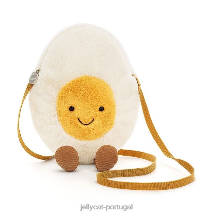 divertido saco de ovo cozido feliz creme Jellycat 00FBB99 bolsa