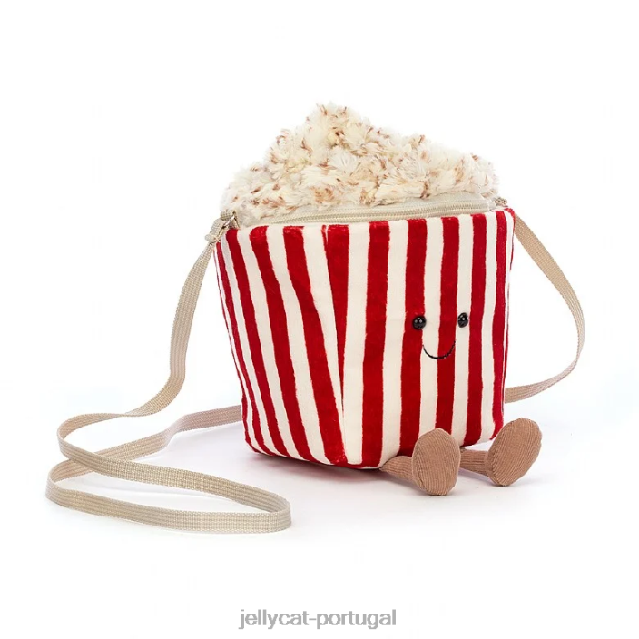 divertido saco de pipoca multicolorido Jellycat 00FBB128 bolsa