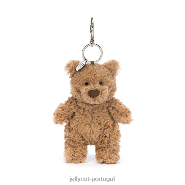 berloque de bolsa bartholomew bear marrom Jellycat 00FBB15 acessório