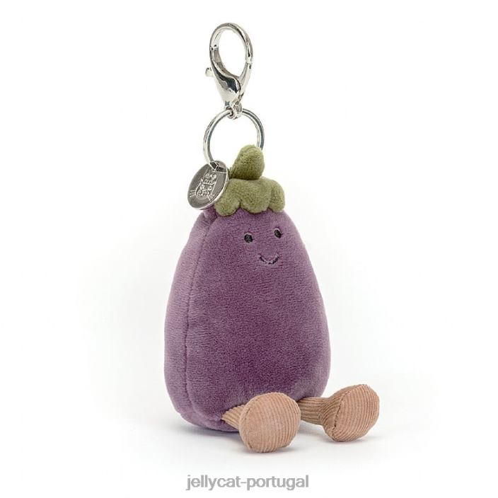 bolsa de berinjela vivaz charme roxo Jellycat 00FBB75 acessório
