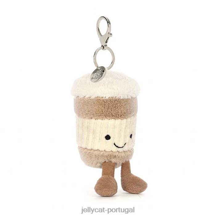 charmoso saco de café para viagem divertido bege Jellycat 00FBB34 acessório