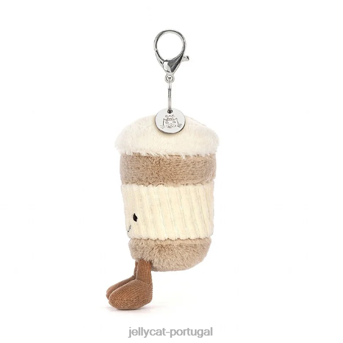 charmoso saco de café para viagem divertido bege Jellycat 00FBB34 acessório
