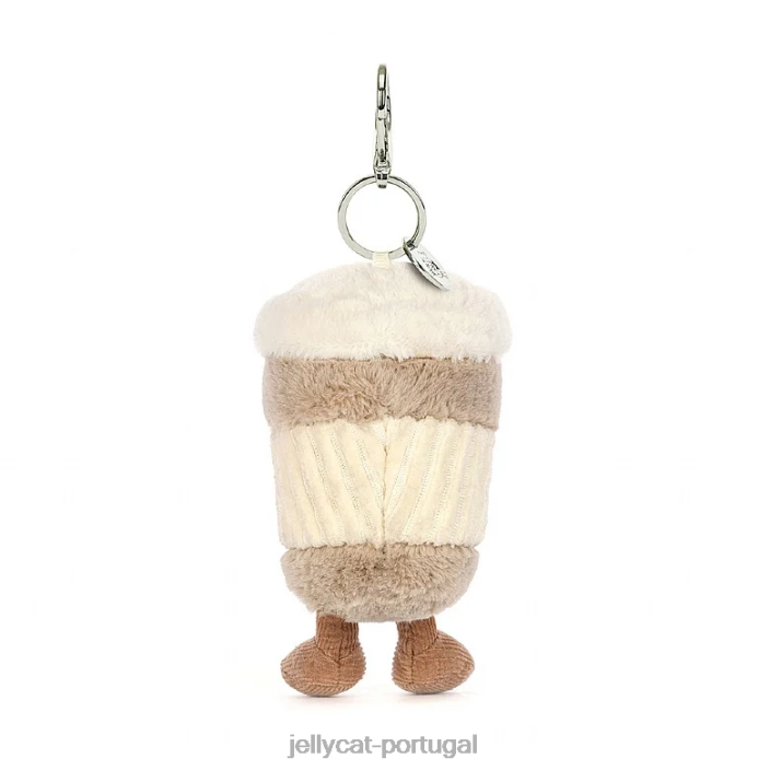 charmoso saco de café para viagem divertido bege Jellycat 00FBB34 acessório