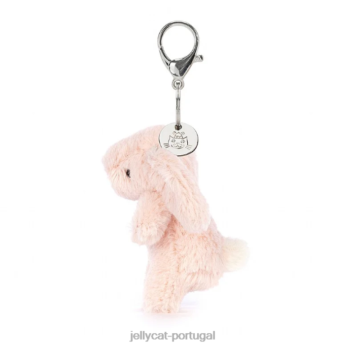 tímido blush bunny bag charme pêssego Jellycat 00FBB613 acessório