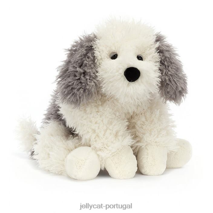 cão pastor floofie cinza e branco Jellycat 00FBB403 brinquedo