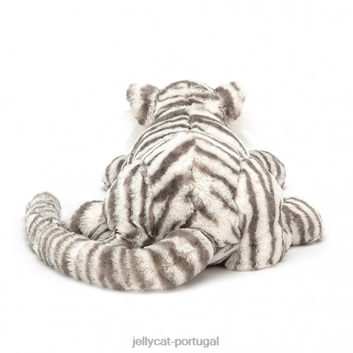 sacha tigre de neve cinza e branco Jellycat 00FBB476 brinquedo