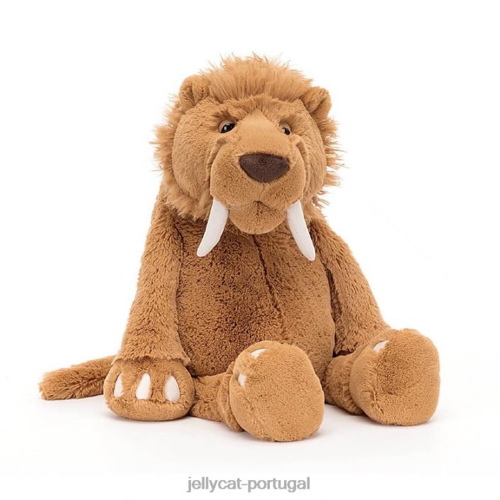 stellan dente de sabre tigre marrom Jellycat 00FBB394 brinquedo