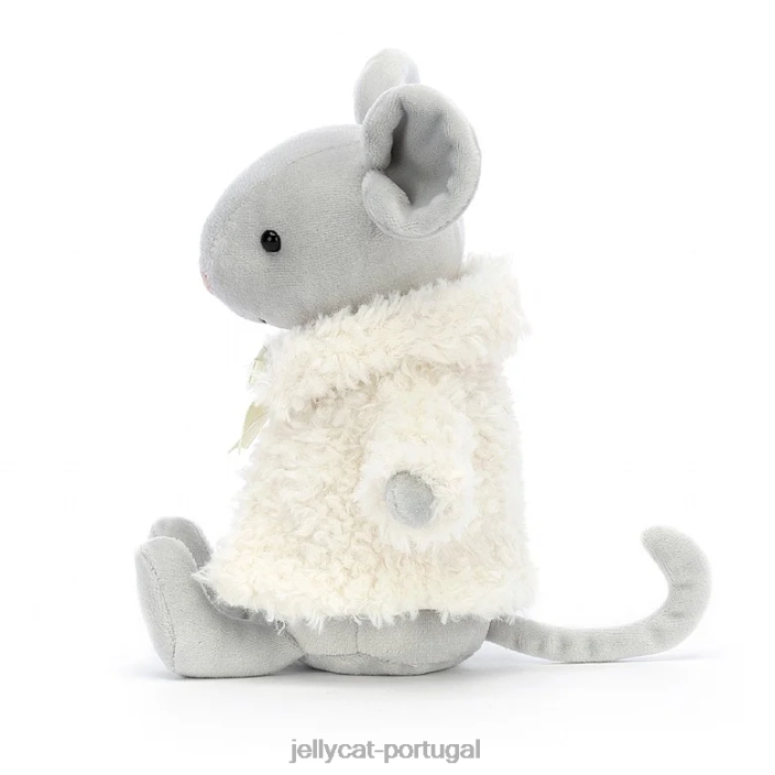casaco confortável cinza rato Jellycat 00FBB212 brinquedo