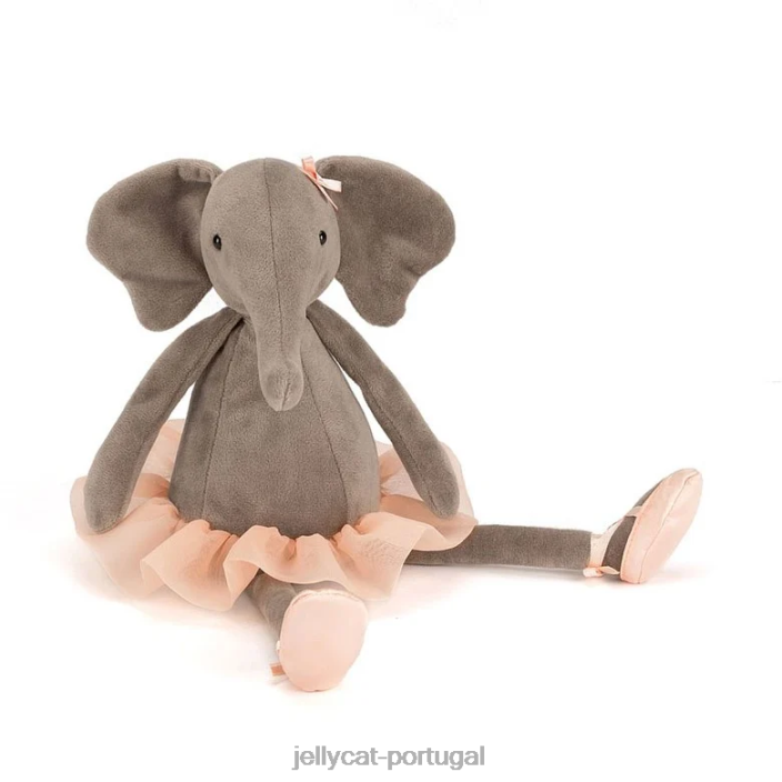 dançando darcey elefante cinza Jellycat 00FBB340 brinquedo