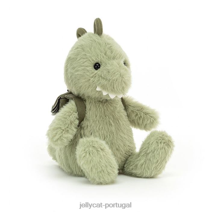 mochila dino verde Jellycat 00FBB617 brinquedo