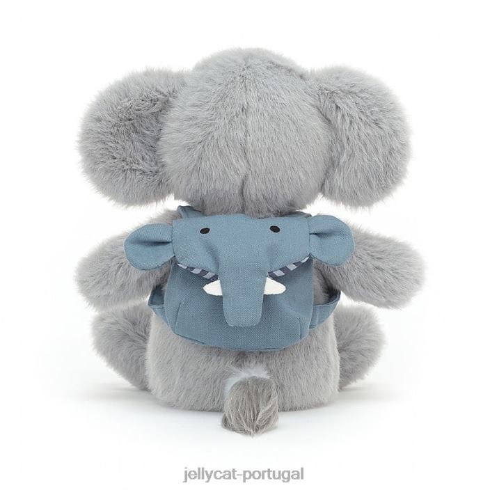 mochila elefante cinza Jellycat 00FBB618 brinquedo