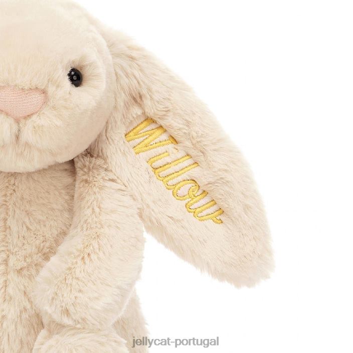Coelhinho de luxo tímido personalizado salgueiro bege médio Jellycat 00FBB237 brinquedo