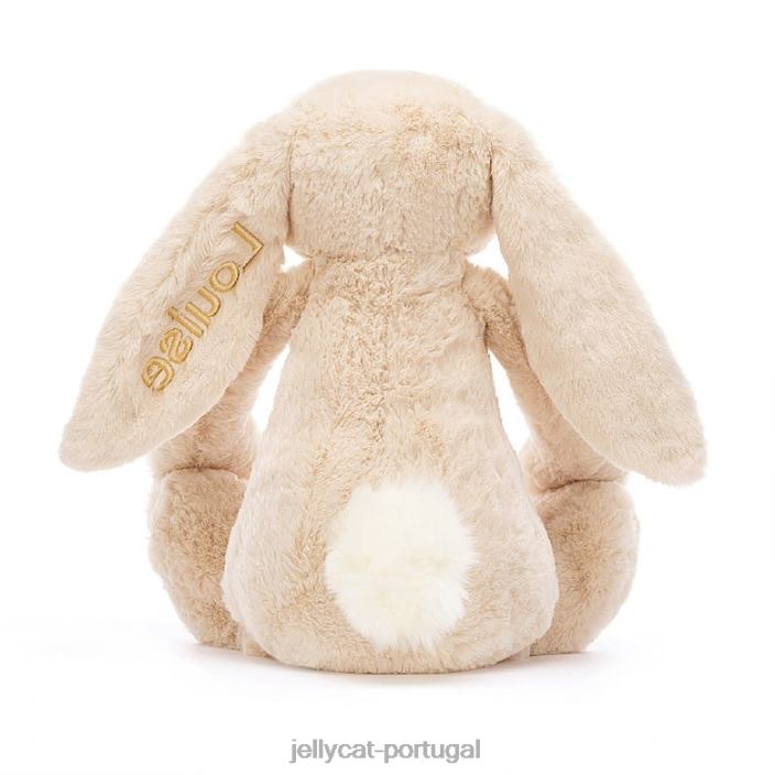 Coelhinho tímido personalizado e luxuoso salgueiro enorme bege Jellycat 00FBB393 brinquedo