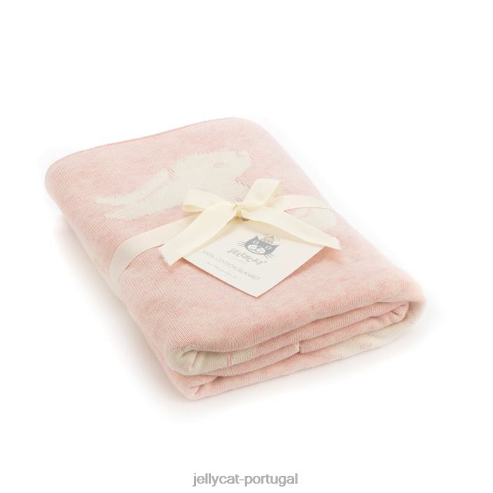 cobertor de coelho tímido rosa Jellycat 00FBB690 brinquedo
