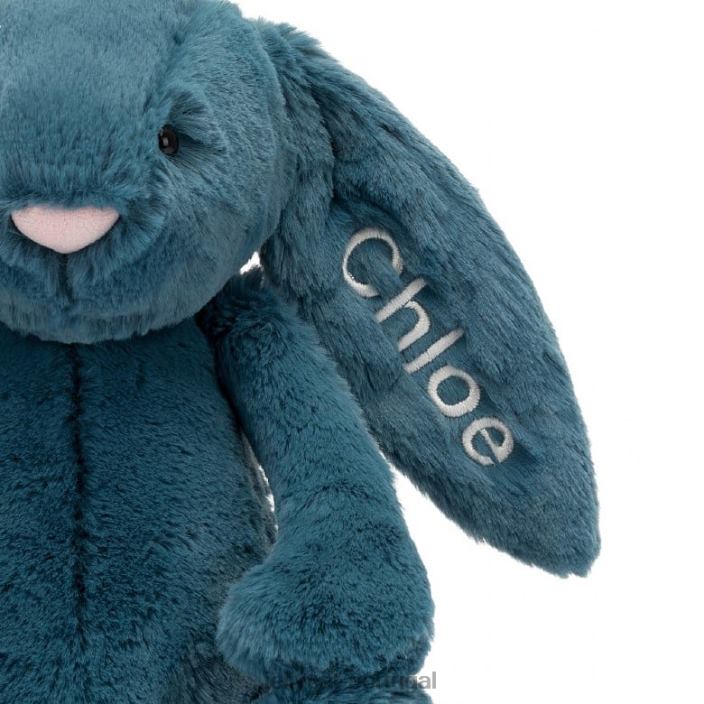 coelhinho azul mineral tímido personalizado azul colbalto médio Jellycat 00FBB346 brinquedo