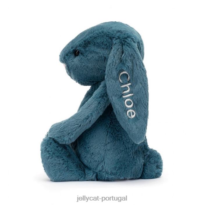 coelhinho azul mineral tímido personalizado azul colbalto médio Jellycat 00FBB346 brinquedo