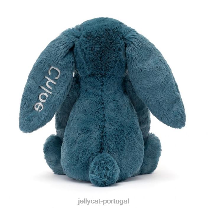 coelhinho azul mineral tímido personalizado azul colbalto médio Jellycat 00FBB346 brinquedo