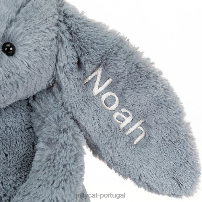 coelhinho tímido personalizado azul médio Jellycat 00FBB91 brinquedo