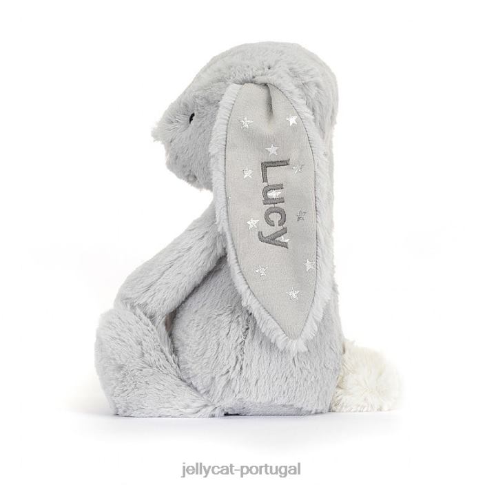 coelhinho tímido personalizado cinza médio Jellycat 00FBB236 brinquedo