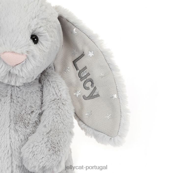 coelhinho tímido personalizado cinza médio Jellycat 00FBB236 brinquedo