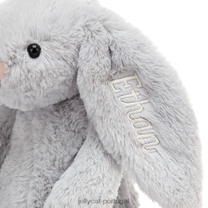 coelhinho tímido personalizado prata médio Jellycat 00FBB273 brinquedo