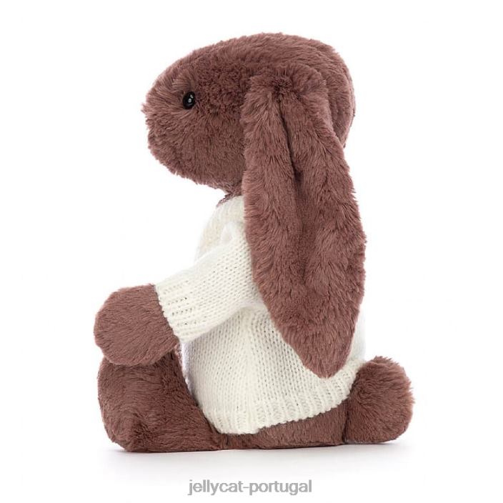 tímido coelhinho fudge com creme de chocolate personalizado Jellycat 00FBB513 brinquedo