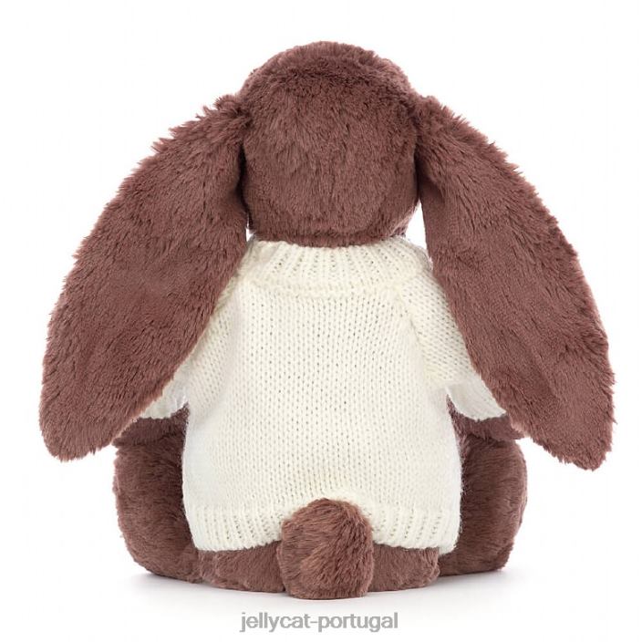 tímido coelhinho fudge com creme de chocolate personalizado Jellycat 00FBB513 brinquedo