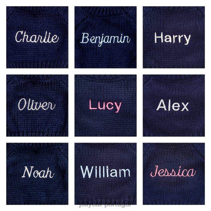 tímido coelhinho fudge com suéter de chocolate marinho personalizado Jellycat 00FBB522 brinquedo