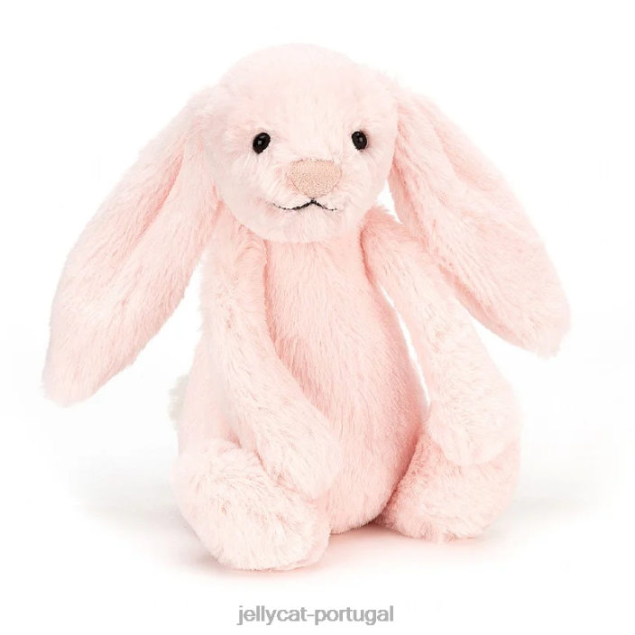 tímido coelho chocalho rosa Jellycat 00FBB709 brinquedo