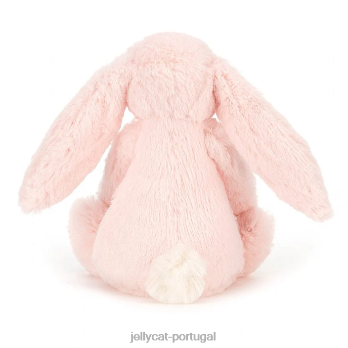 tímido coelho chocalho rosa Jellycat 00FBB709 brinquedo