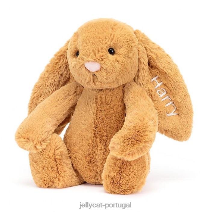 tímido e coelho personalizado ouro médio Jellycat 00FBB214 brinquedo
