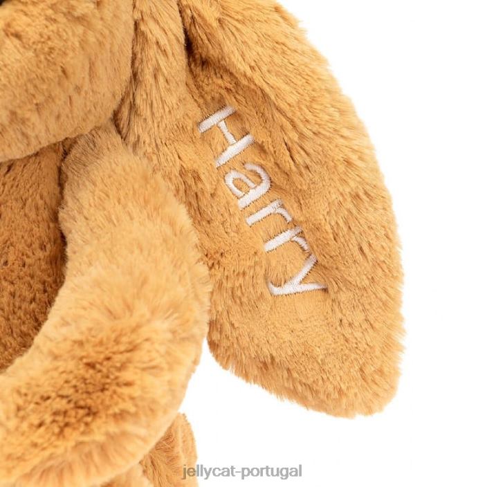 tímido e coelho personalizado ouro médio Jellycat 00FBB214 brinquedo