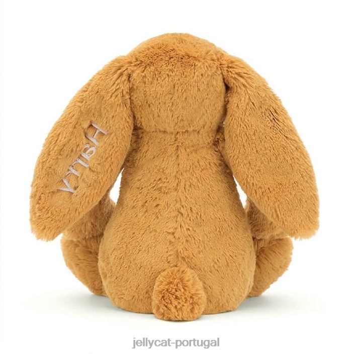 tímido e coelho personalizado ouro médio Jellycat 00FBB214 brinquedo