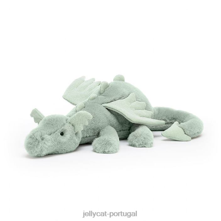 dragão sábio verde pálido Jellycat 00FBB585 brinquedo