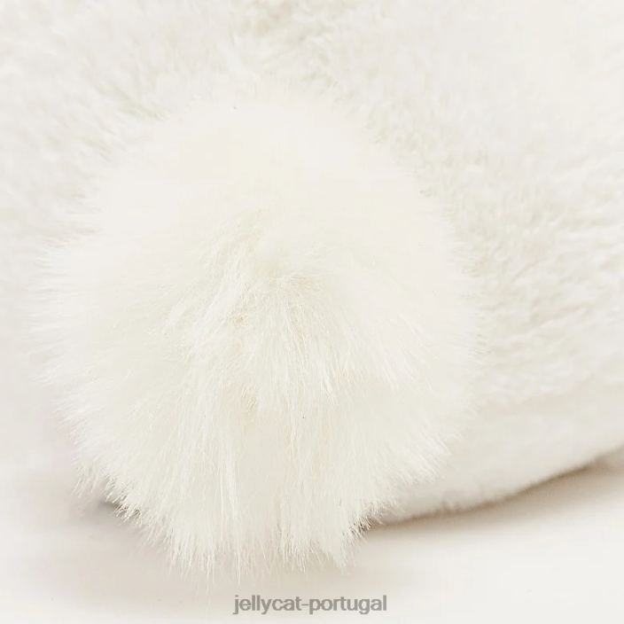 Coelhinho de luxo tímido personalizado Luna Médio Branco Jellycat 00FBB228 brinquedo