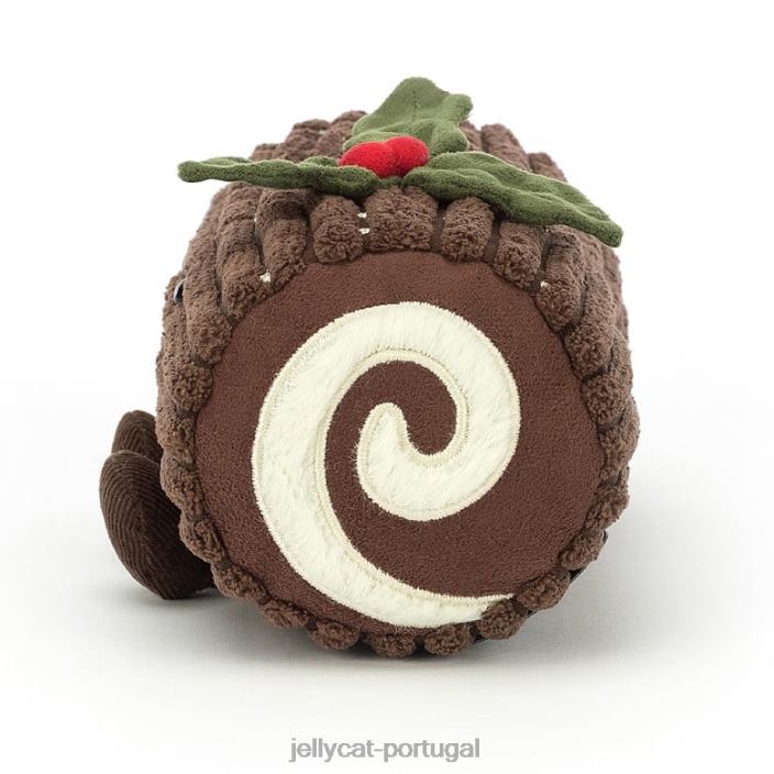 Divertido Yule Log Marrom Jellycat 00FBB38 brinquedo