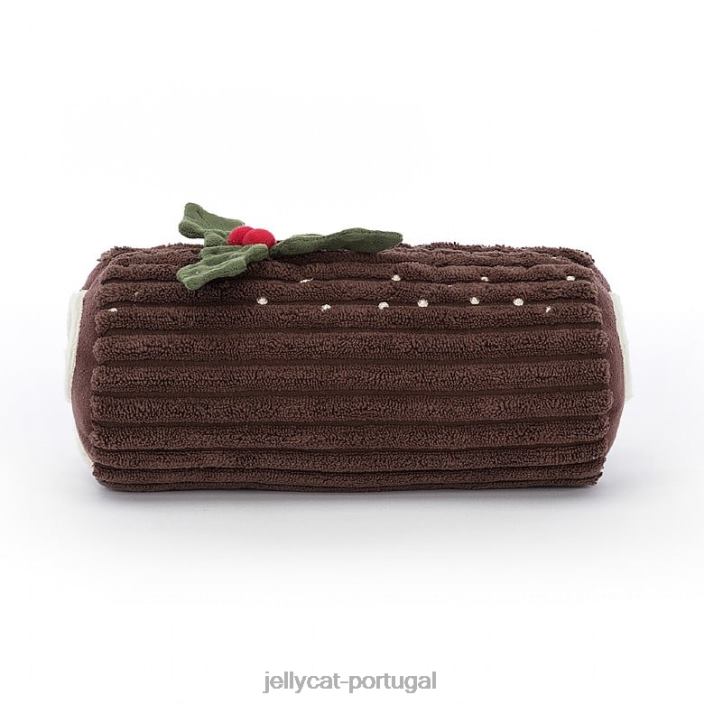 Divertido Yule Log Marrom Jellycat 00FBB38 brinquedo