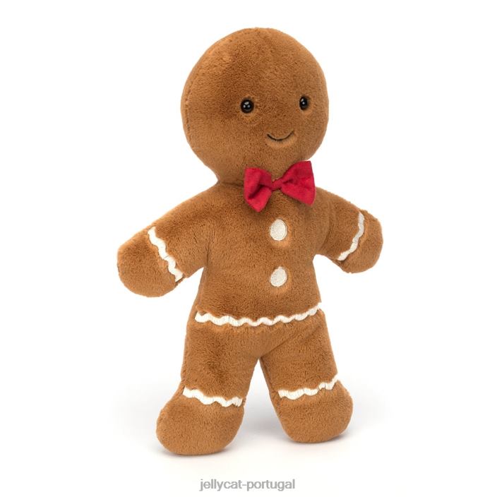 alegre pão de gengibre fred enorme marrom Jellycat 00FBB2 brinquedo