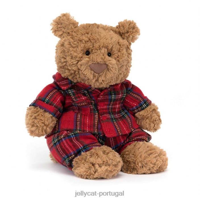 bartolomeu urso hora de dormir marrom Jellycat 00FBB11 brinquedo