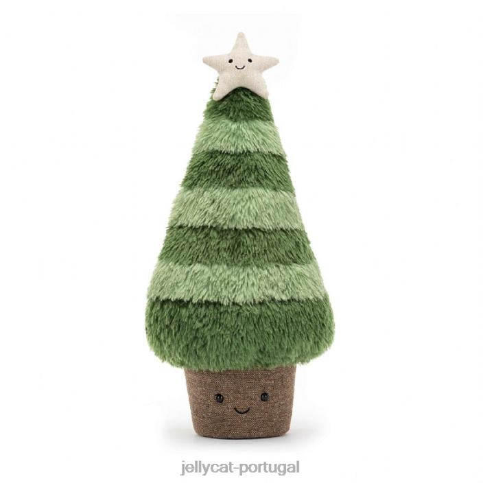 divertido abeto nórdico árvore de natal verde Jellycat 00FBB1 brinquedo