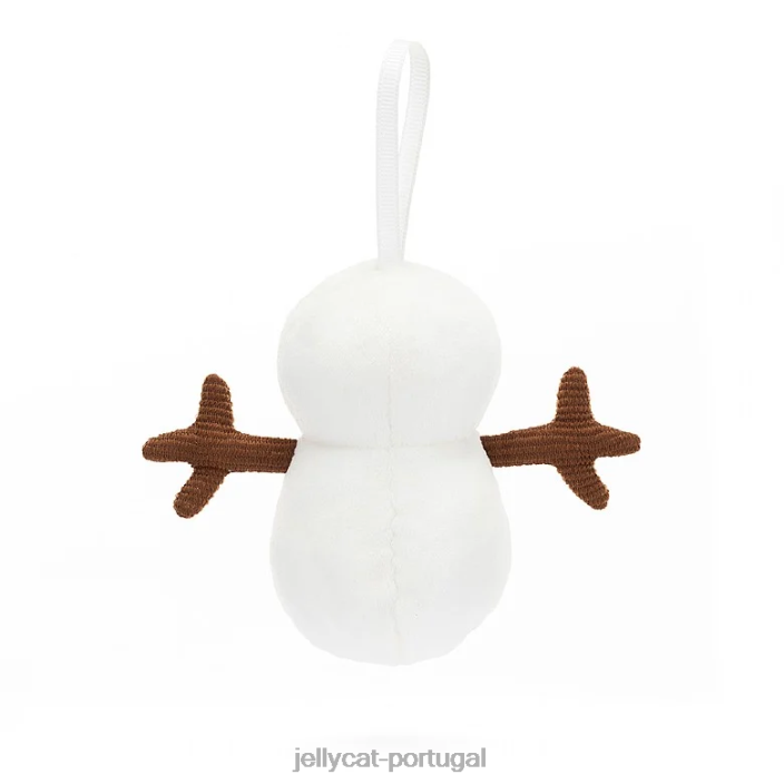 loucura festiva boneco de neve branco Jellycat 00FBB30 brinquedo