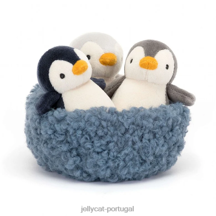 nidificando pinguins multicoloridos Jellycat 00FBB644 brinquedo