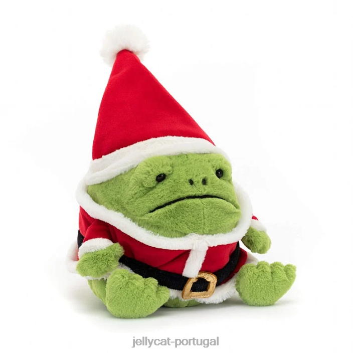 papai noel ricky chuva sapo verde Jellycat 00FBB60 brinquedo