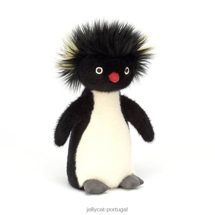 ronnie rockhopper pinguim preto e creme Jellycat 00FBB7 brinquedo