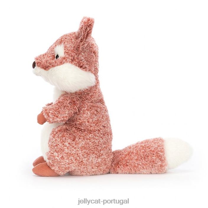 ambrosie fox marrom e branco Jellycat 00FBB408 brinquedo