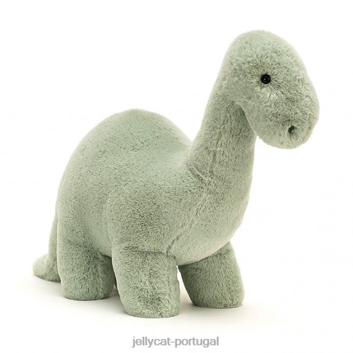 brontossauro fóssil verde pálido Jellycat 00FBB486 brinquedo