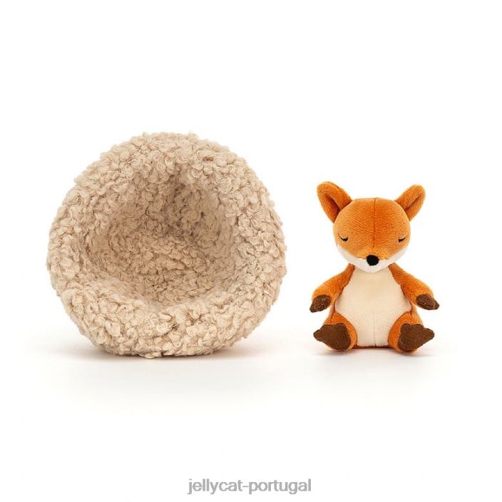 coelho hibernando bege Jellycat 00FBB127 brinquedo